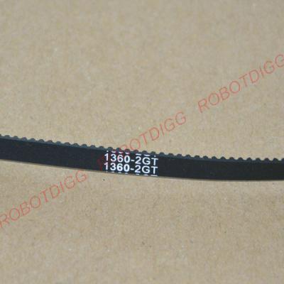 1360mm 2mm pitch closed-loop 2GT belt
