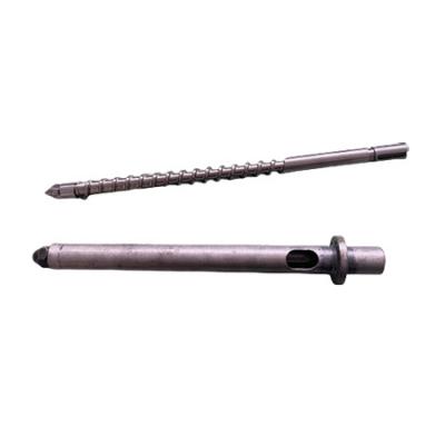 Injection molding screw and barrel D25 for horizontal or vertical