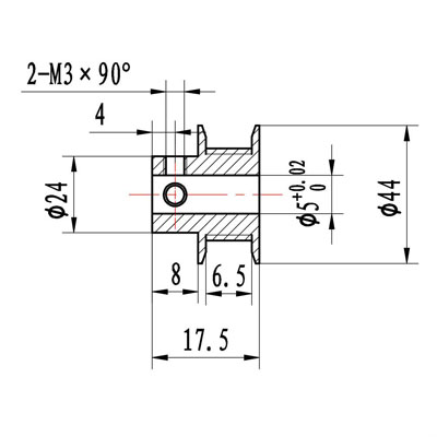gt2 60tooth pulley