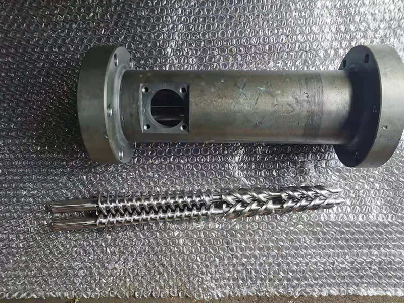small size conical twin screw