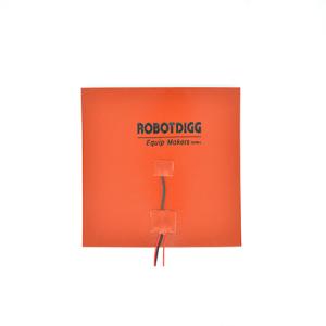 250mm square silicone rubber heater pad