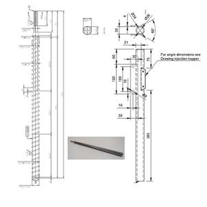 Precious Plastic design single screw and barrel for extrusion