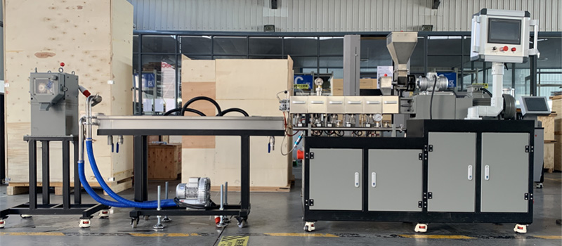 Co-rotating twin screw extrusion