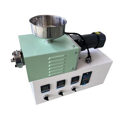 Twin screw parallel or conical type desktop extruder, pelletizing line