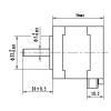 NEMA14 34mm 0.8A or 1.25A stepper motor