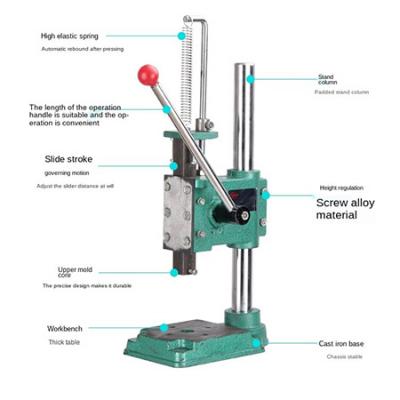 JM-16 Manual Press beer capper, punching and diamond cutting press