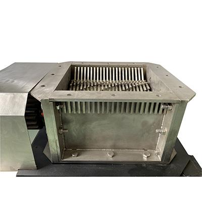 Knife box or benchtop shredder, crusher for plastic or bones