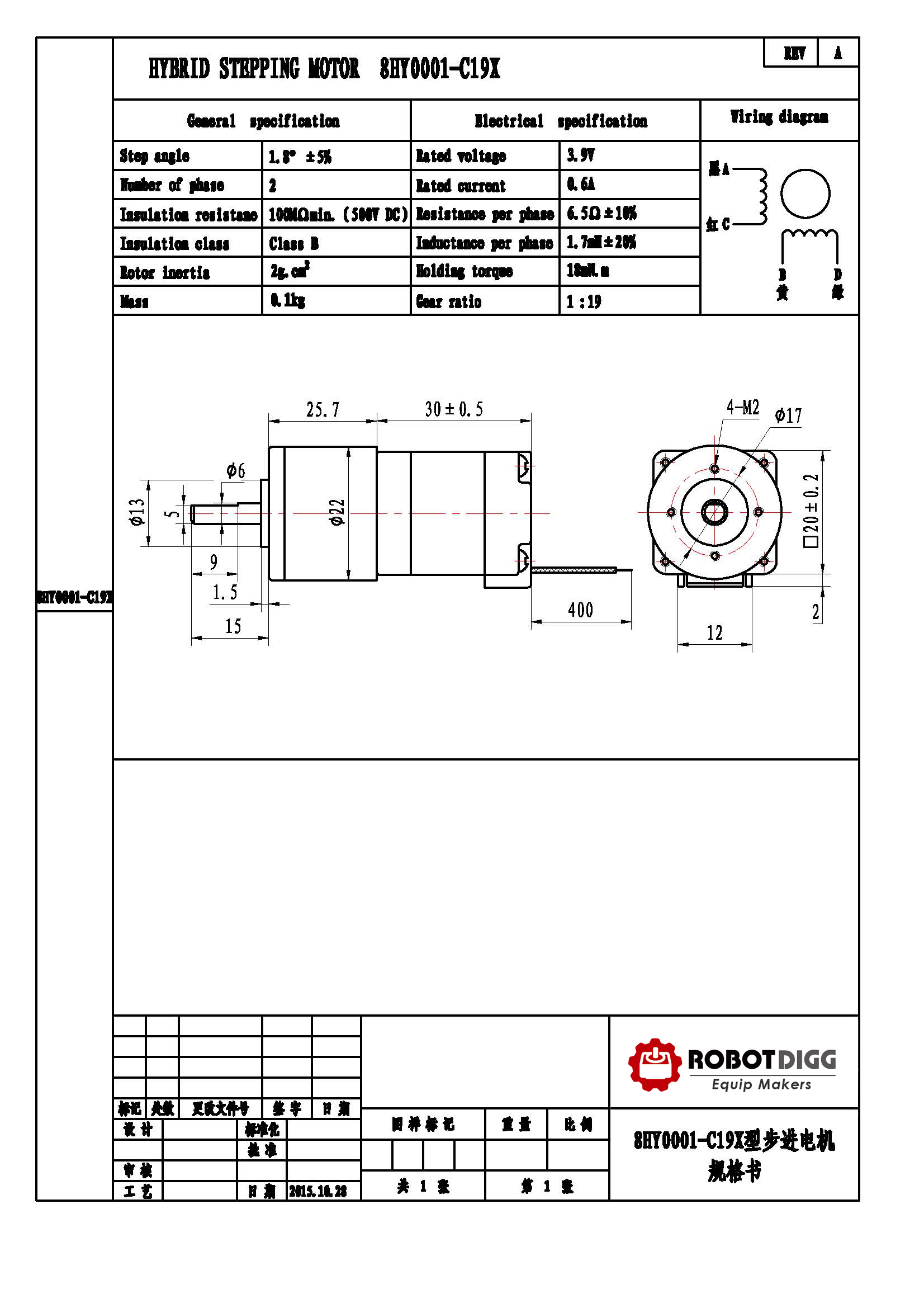 geared nema8 stepper