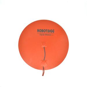 300mm, 600mm or 800mm Round Silicone Rubber Heater Pad