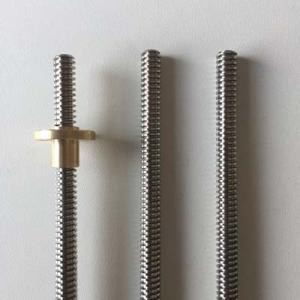 SUS304 Tr8*2 or Tr8*4 Lead Screw