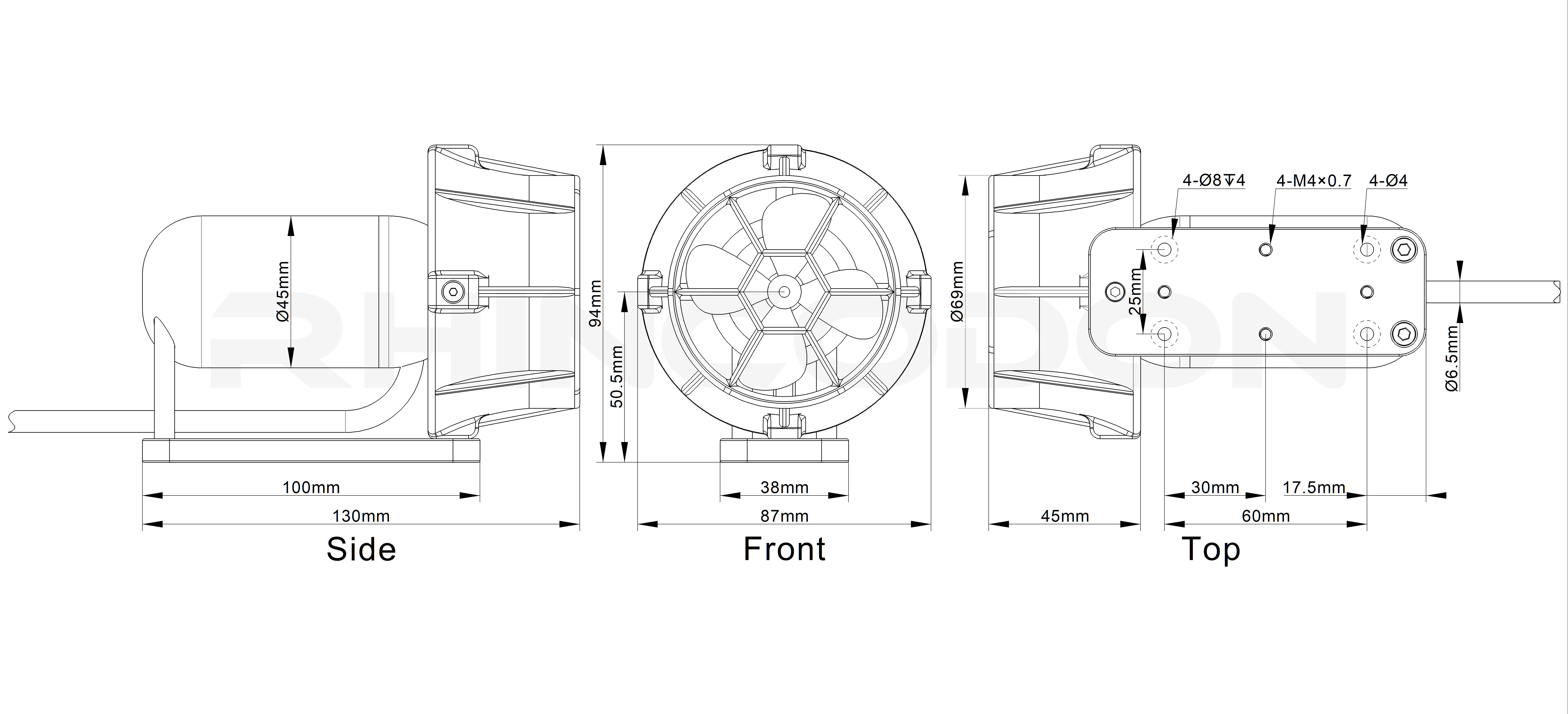 ROV thruster