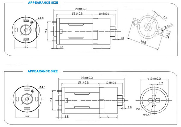12GP-M20 micro dc motor