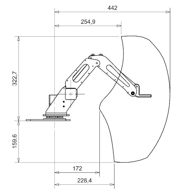3 axis Robot Arm