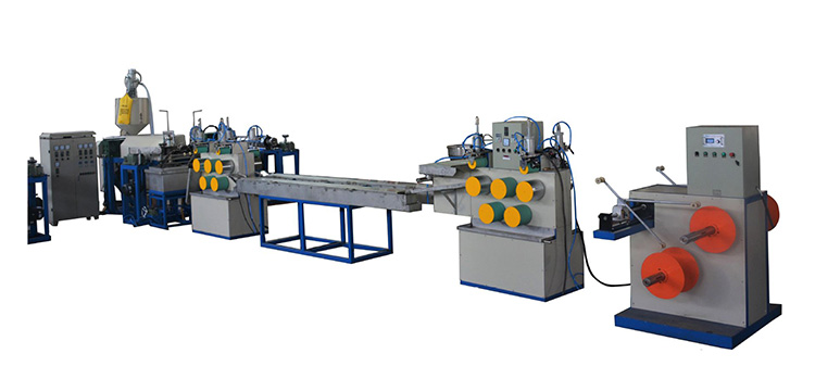 plastic mesh sleeve extrusion line
