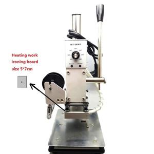 Desktop manual operation embossing or foil stamping machine