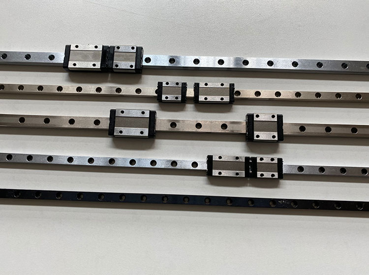 chrome-plated linear rails