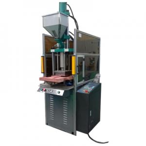 Vertical sun visor clip injection molding machine