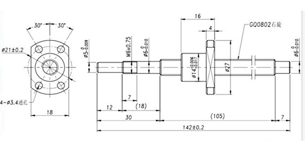 0802 ball screw