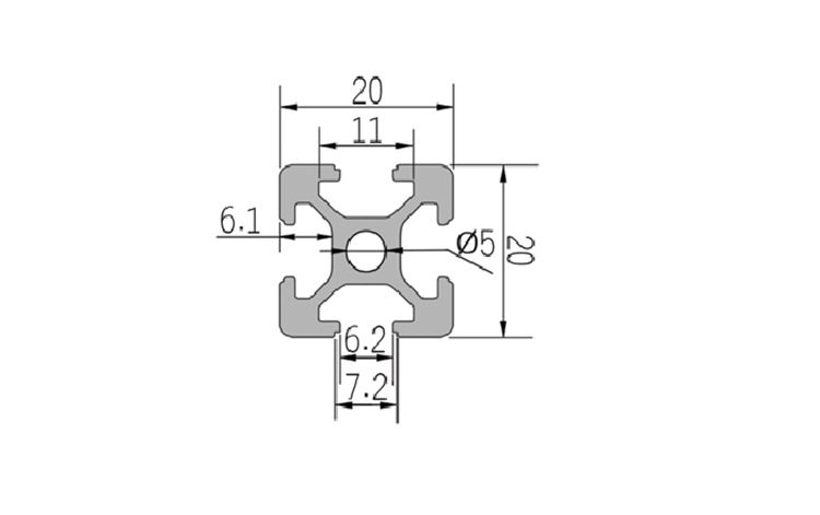 2020 extrusion profile