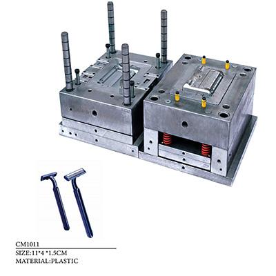 Disposable razor plastic parts mold 4 molds as 1 set