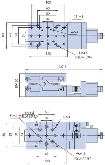 stepper motorized lift