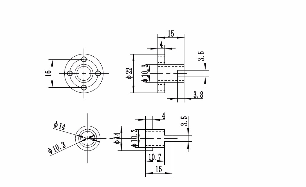 anti-backlash nut for 3d printer