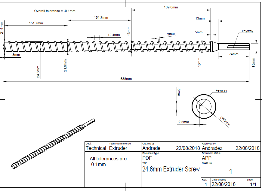 24.6mm screw