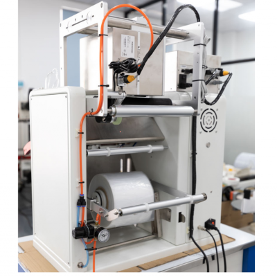 Autobagging packaging machine open mouth bagging system