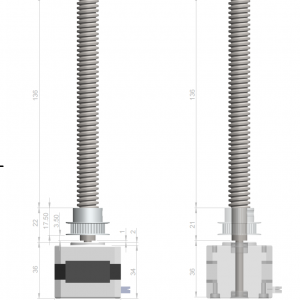 Linear and rotary motion all-in-one stepper motor