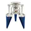 Pneumatic, stepper or BLDC motorized flexible gripper