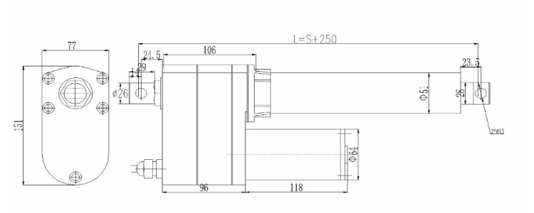 heavy load linear actuator